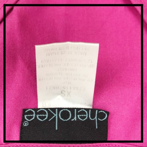 CHEROKEE Scrub Top Size XS - Picture 4 of 4